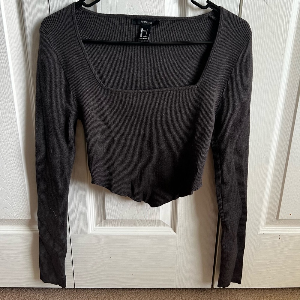 Gray Forever 21 Sweater